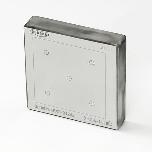 Rockwell 55HRC Test Block with Certificate