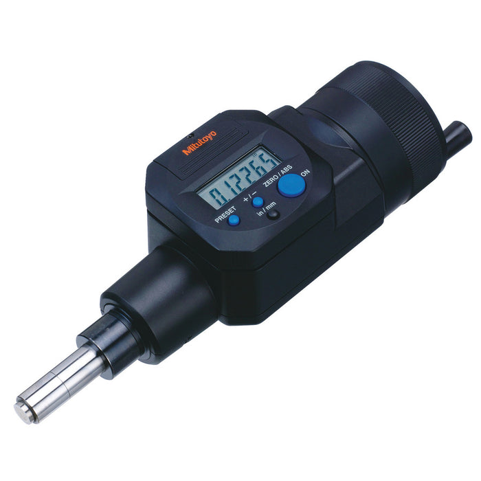Cabeza micrométrica digital en pulg/mm, vástago de 0-2 pulg, 0,00005 pulg, 0,709 pulg