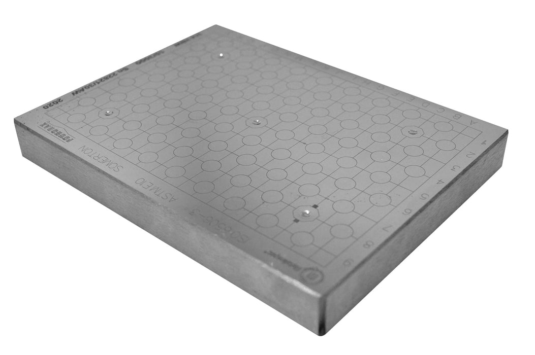 Bloque patrón de dureza Rockwell Foundrax 25HRC
