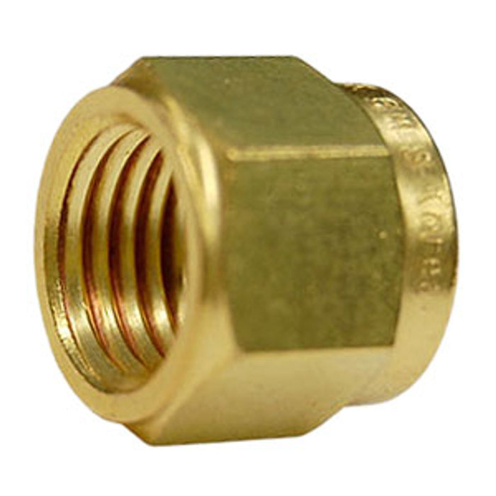 Nut union 6mm, brass bright