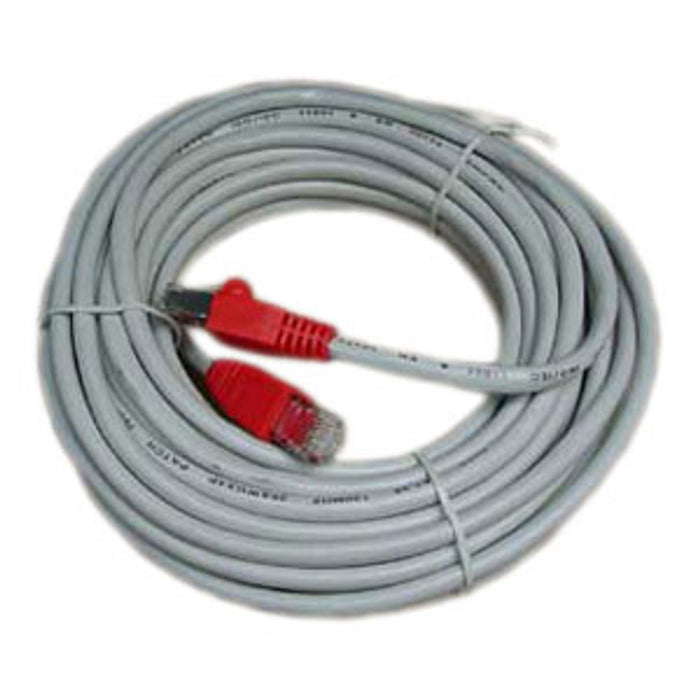 Patch cable/ cross over/ rj45-rj45/ cat.5/ l=10m/ grey/ 4x2x0.14mm2/ with foil shilding and anti kink bush/ 100mhz