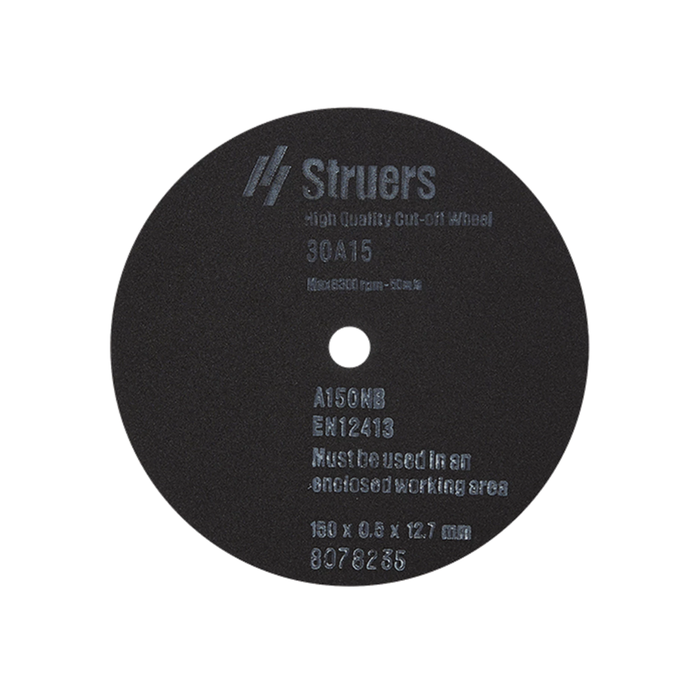 Disco de corte 30A15, Ø150 x 0.5 x Ø12.7 mm (5 piezas)