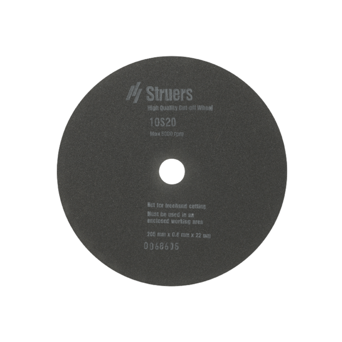 Disco de corte 10S20, Ø200 x 0.8 x Ø22 mm (5 piezas)