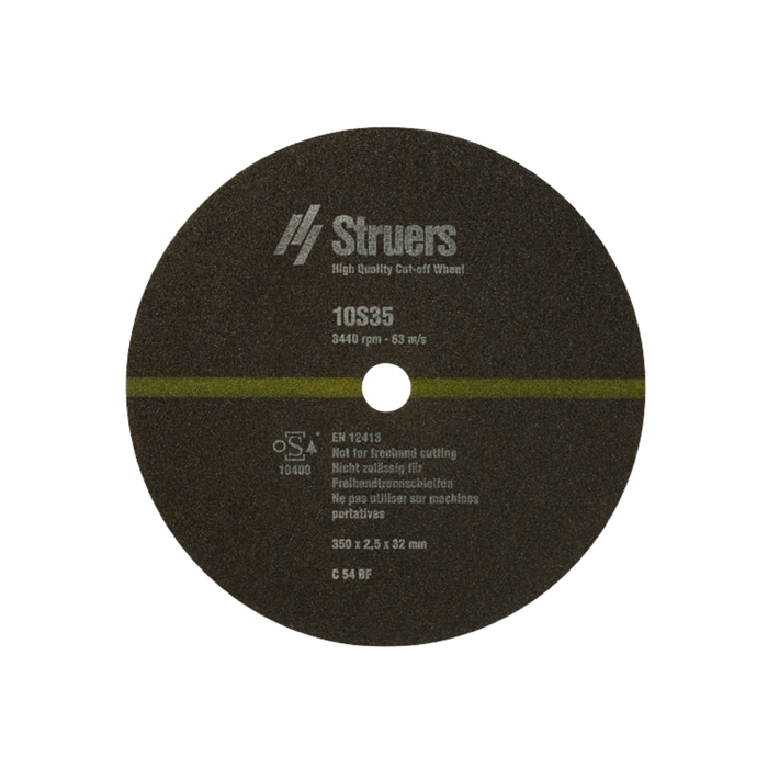 Disco de corte 10S35, Ø350 x 2.5 x Ø32 mm (10 piezas)