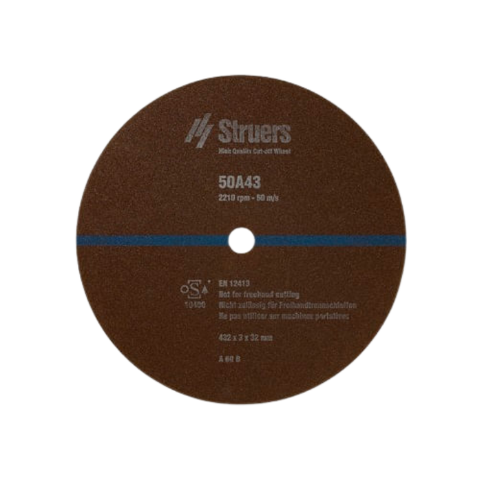 Disco de corte 50A43, Ø432 x 3.0 x Ø32 mm (5 piezas)