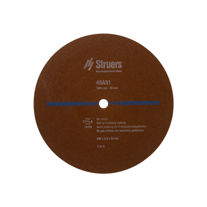 Disco de corte 40A51, Ø508 x 3.5 x Ø32 mm (3 piezas)