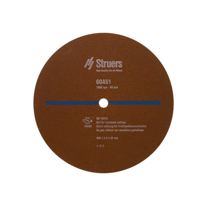 Disco de corte 60A51, Ø508 x 3.5 x Ø32 mm (3 piezas)